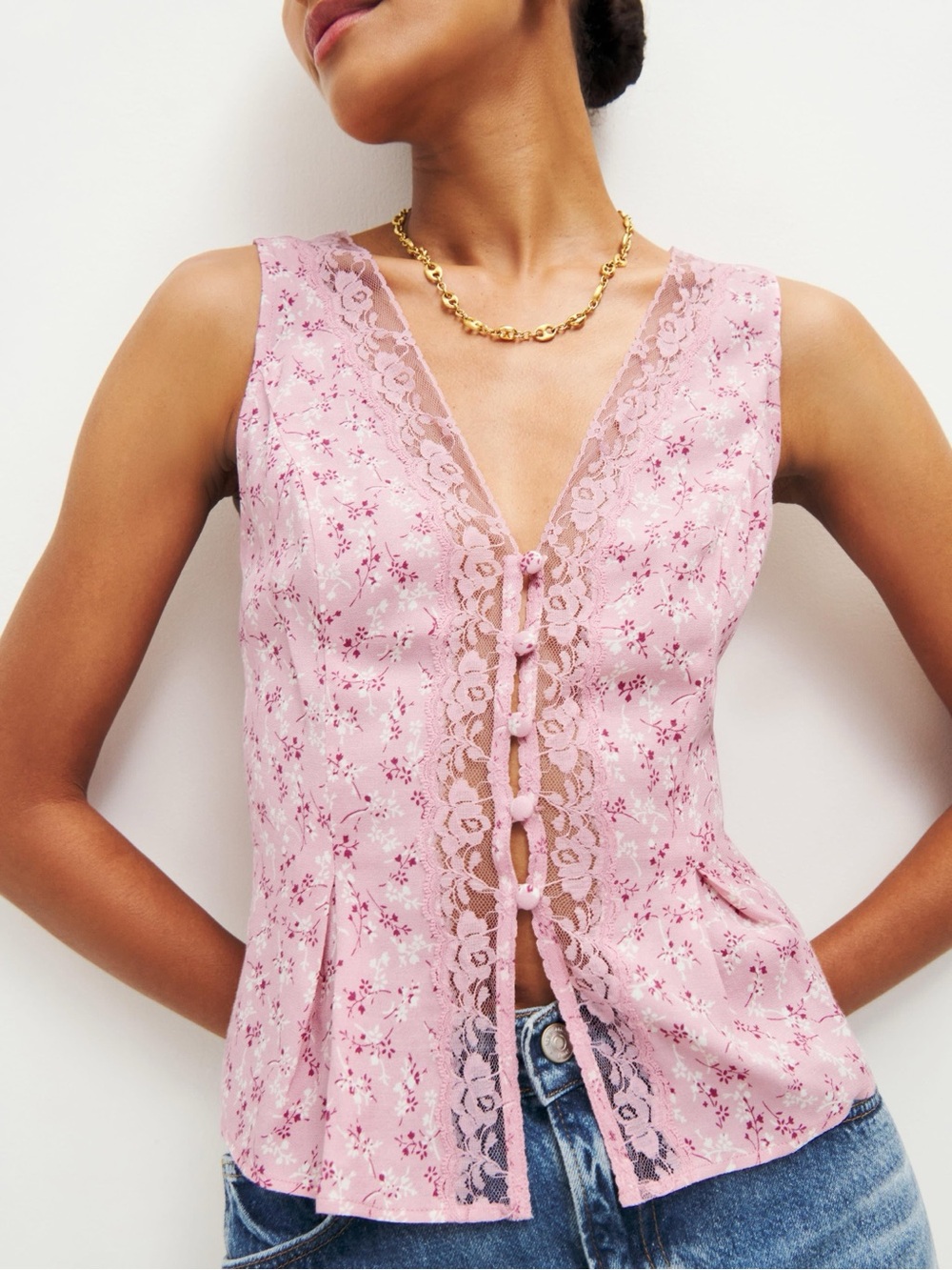 Reformation Cristina top